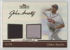 2011 Topps Tribute Dual Relic 65/99 John Smoltz #TDR-JS HOF 1a2b