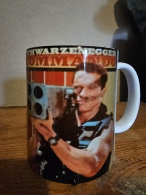 Commando Arnold Schwarzenegger Film Kaffeebecher Neu und Spülmaschinenfest 
