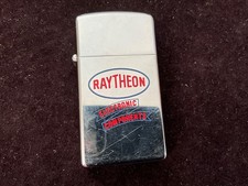 Vintage Zippo Raytheon Electronic Componnets Advertising Chrome Lighter Rare
