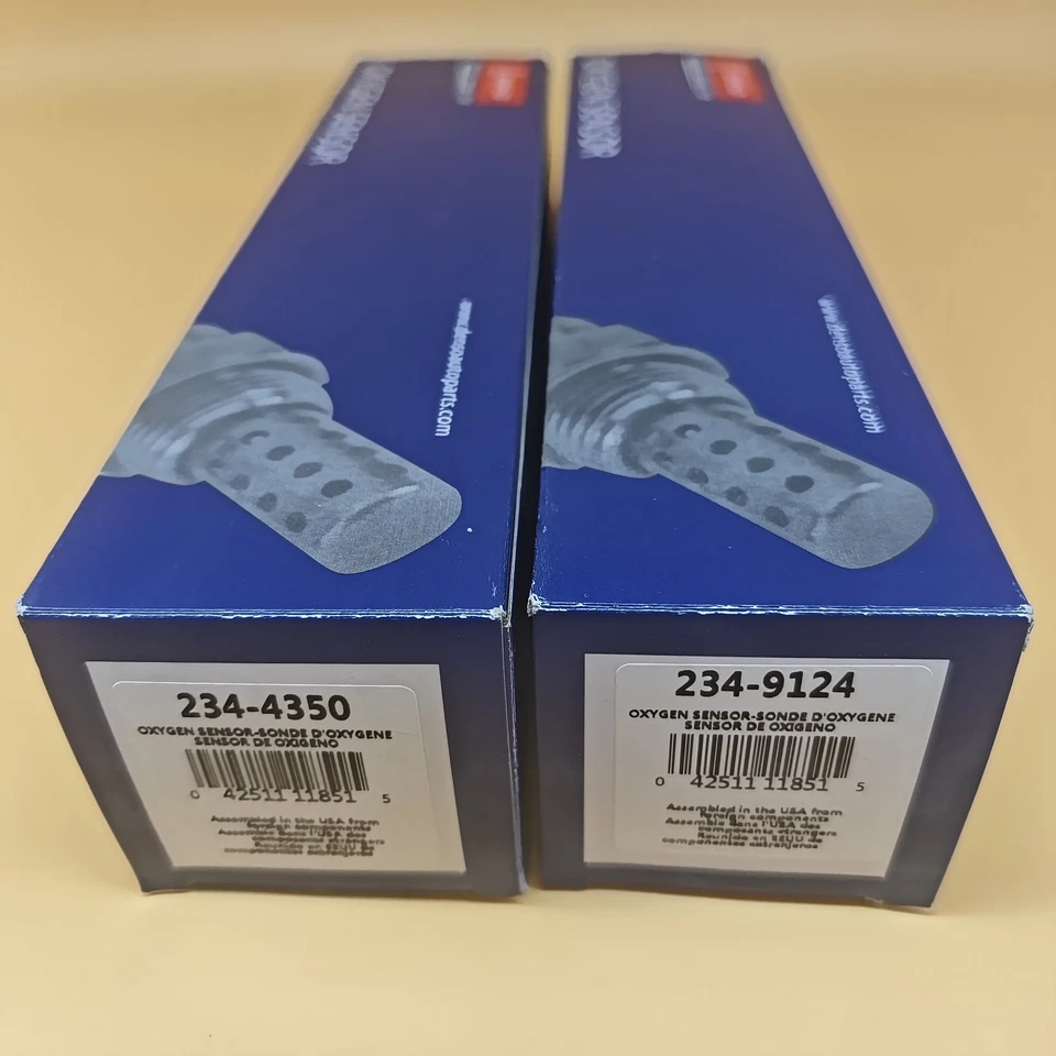 2X Denso Up+Down Oxygen O2 Sensor 234-9124 234-4350 For 2007-11 Honda Civic 1.8L Foto 2 de 4