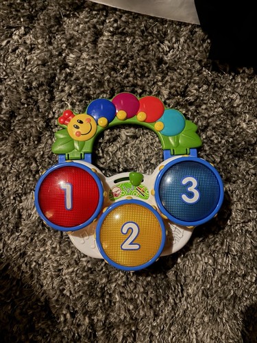 Fisher-Price Musical Drum Toy with Lights & Numbers 1 2 3 – Baby Toddler Learnin - Bild 1 von 2