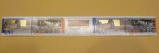 FRANCE MiNo.: 2996 / 2997 Strip of Five **, MNH, MNH Louvre 1993