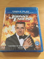 Johnny English Reborn [BLU-RAY & DVD] Rowan Atkinson • New & Sealed UK Bluray