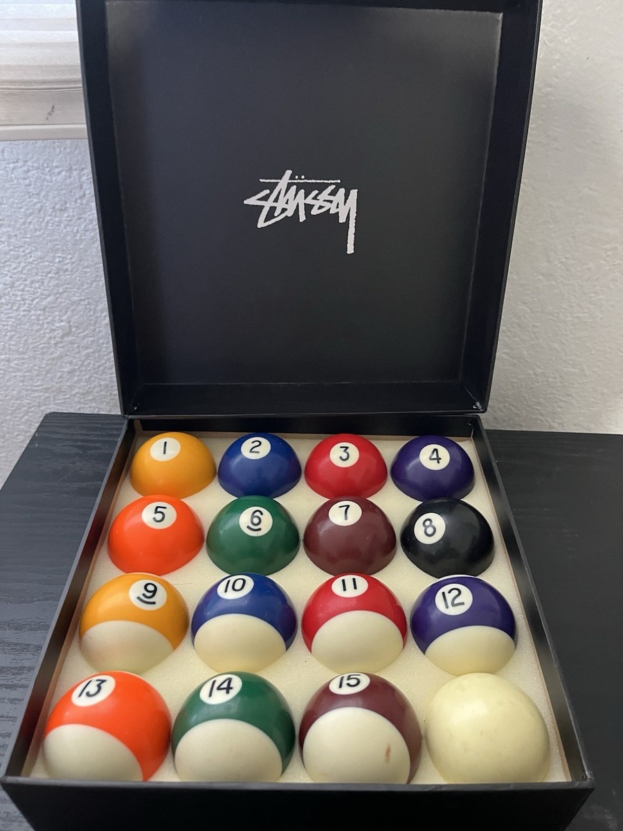 Stussy Limited Edition Pocket Billiard Ball Set - New Open Box | eBay