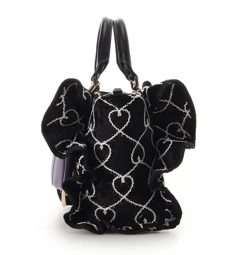 KUROMI  x Samantha Vega Frill BAG & Pouch case 2025 Japan Samanthavega Sanrio - Image 4 of 4
