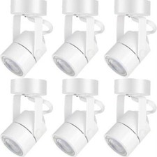 Bravsekai White GU10 Ceiling Spotlight, 6 Packs Anti-Glare Ceiling Spotligh