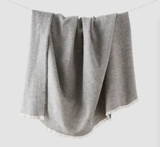 The Citizenry Maeve Merino Throw Grey