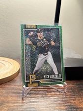 2026 Topps #119 Nick Gonzales Confetti Lime