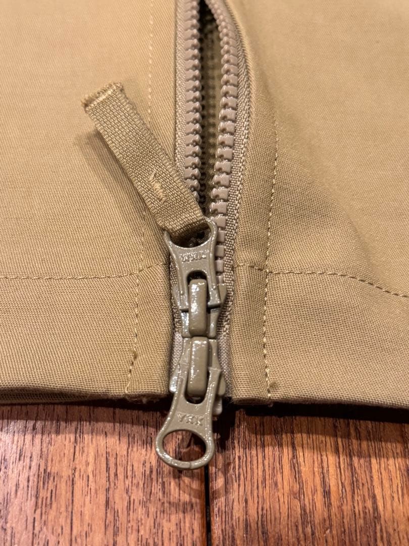 Stone Island Ghost Piece 23AW Gabardine Doppio Zip Jacket Beige L - product detail image 12