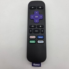 Genuine Roku RC-ALIR Remote Control W Netflix, Disney , Hulu,  Sling - Tested