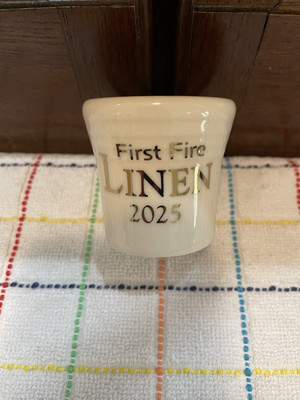Fiesta Shot Glass Linen 167/400 Pristine Fiesta s 2025 Color First Fire