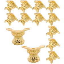 100 pcs Antique Metal Box Legs Hardware - Jewelry Box Legs Feet Corner
