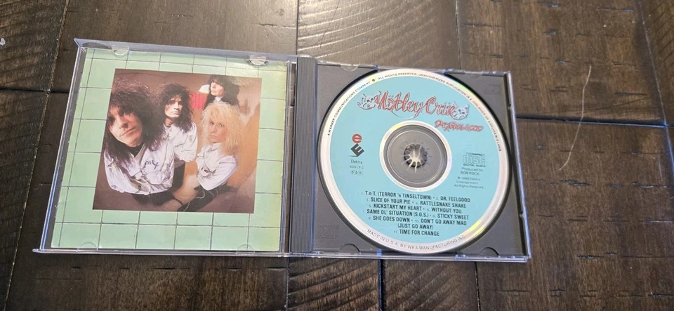 Motley Crue, Dr Feelgood CD 1989 Elektra USA 4721 Foto 3 de 4