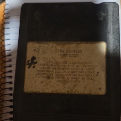 The Beatles Hey Jude 4-Track Cartridge Tape Apple 1969 Classic Rock