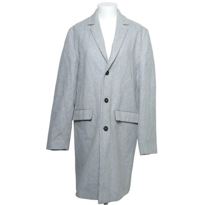 WeSC, Mantel, Herren, Größe: M, Grau, Polyamid/Polyester/Wolle, Fischgräte #X3Q