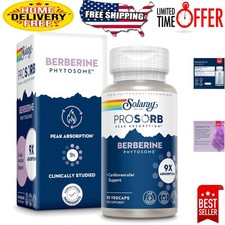 Eco-Friendly Berberine Phytosome - 30 Capsules, 60-Day Guarantee Included