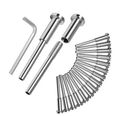 20 Stück T316 Edelstahl Kabel Geländer Hardware Kit für Pfosten für 2x2 Grö
