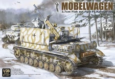 Border model 1/35 German Army IV anti-aircraft tank 3.7 Flak Mebelwagen plastic