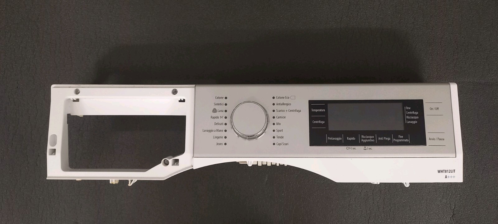 FRONTALINO LAVATRICE SMEG WHT812LIT