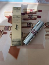 YSL Yves Saint Laurent Loveshine Caring Lipstick 211 ARDENT CARMINE - Size 3.2 g