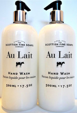 Scottish Fine Soaps Co. AU LAIT Hand Wash, 17.5 oz/500 mL, NEW x 2