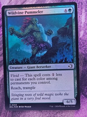Wildvine Pummeler 203 Common Lorwyn Eclipsed Magic: The Gathering Foil LP