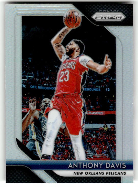 2018-19 Panini Prizm Prizms Silver Anthony Davis #177 New Orleans Pelicans
