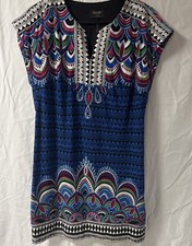 Laundry by Shelly Segal Lined Shift Dress Vibrant Dopamine Size Small Petites