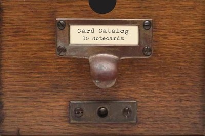 Card Catalog: 30 Notecards (Postcards) (US IMPORT)