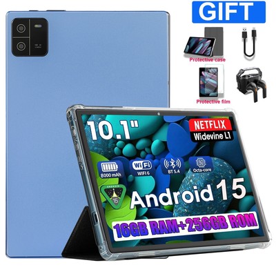 2026 Tab 10  Gaming Tablet 16GB RAM 256GB ROM 8000mAh Tablet 1080P HD Pad 3.5mm