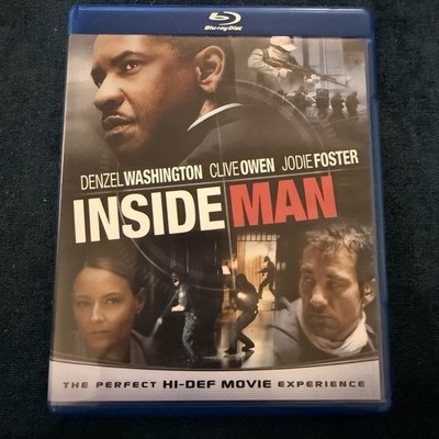 Inside Man Blu-ray Denzel Washington - Like New