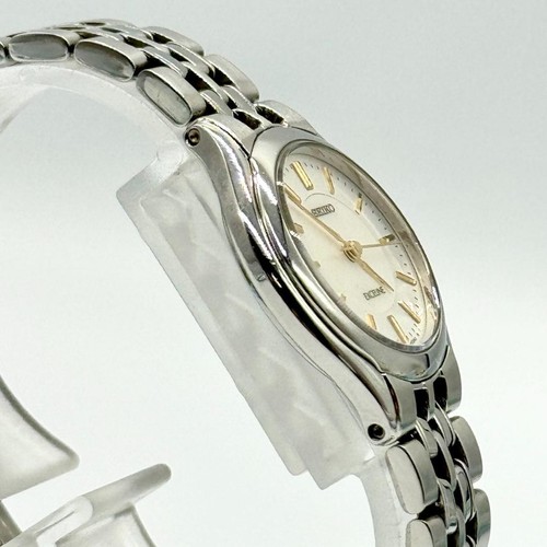 SEIKO EXCELINE Working Wristwatch 3 Hands 4J41-0030 - Picture 5 of 13