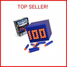 EKIND 100 Pcs Suction Darts Refill Pack Foam Bullet Compatible for NERF N-Strike