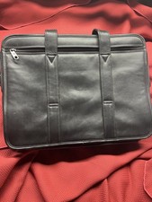 Samsonite Executive Black Leather Laptop Bag ...