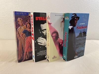 Otto Preminger - Lot of 4 VHS - Stalag 17 Rosebud Human Factor Carmen Jones - H8