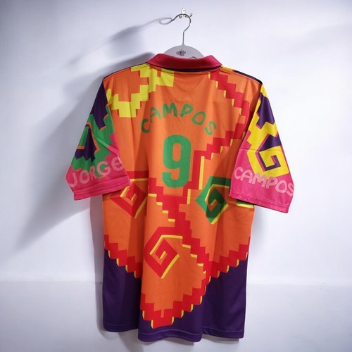 Jorge Campos # 9 - Multicolor - Jersey Retro Soccer - 2XL (USA-XL) - Picture 4 of 20