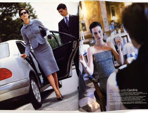 ELLE Spain Magazine No.145 October 1998 - NIEVES ALVAREZ, ESTELLA WARREN - Picture 7 of 9