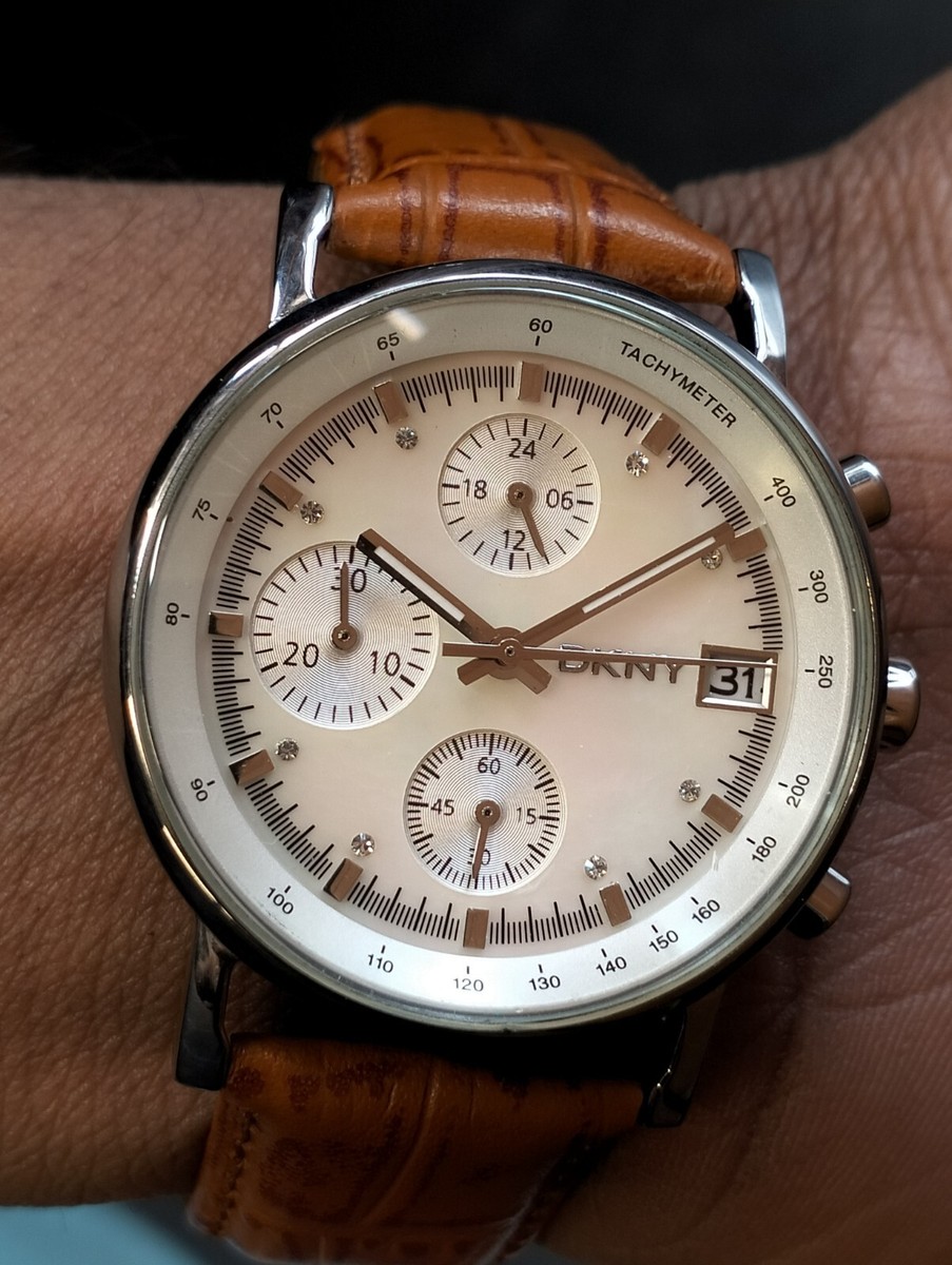 DKNY CHRONOGRAPH QUARTZ MOTHER OF PEARL DIAL NY-4331 WOMEN display picture 1