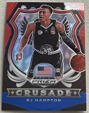 2020-21 Panini Prizm Draft Red White Blue Prizm RJ Hampton #93 Rookie RC