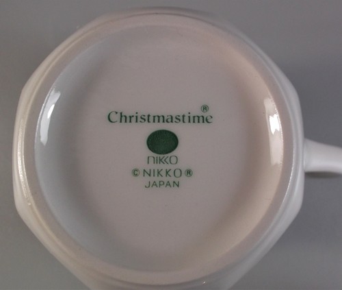 NIKKO CHRISTMASTIME SANTA WINDOW ACCENT MUG EXCELLENT!! - Picture 4 of 4