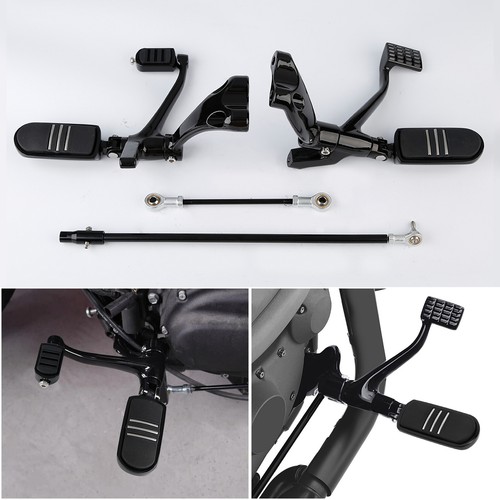 Forward Control Lever Linkage Foot Peg Bracket Fit For Harley Sportster XL 14-22 - Picture 3 of 11