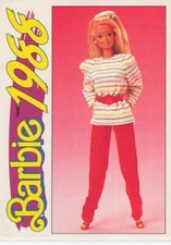 1991 Action/Panini Another First For Barbie 1988 #153 Bright & Breezy Fashions 