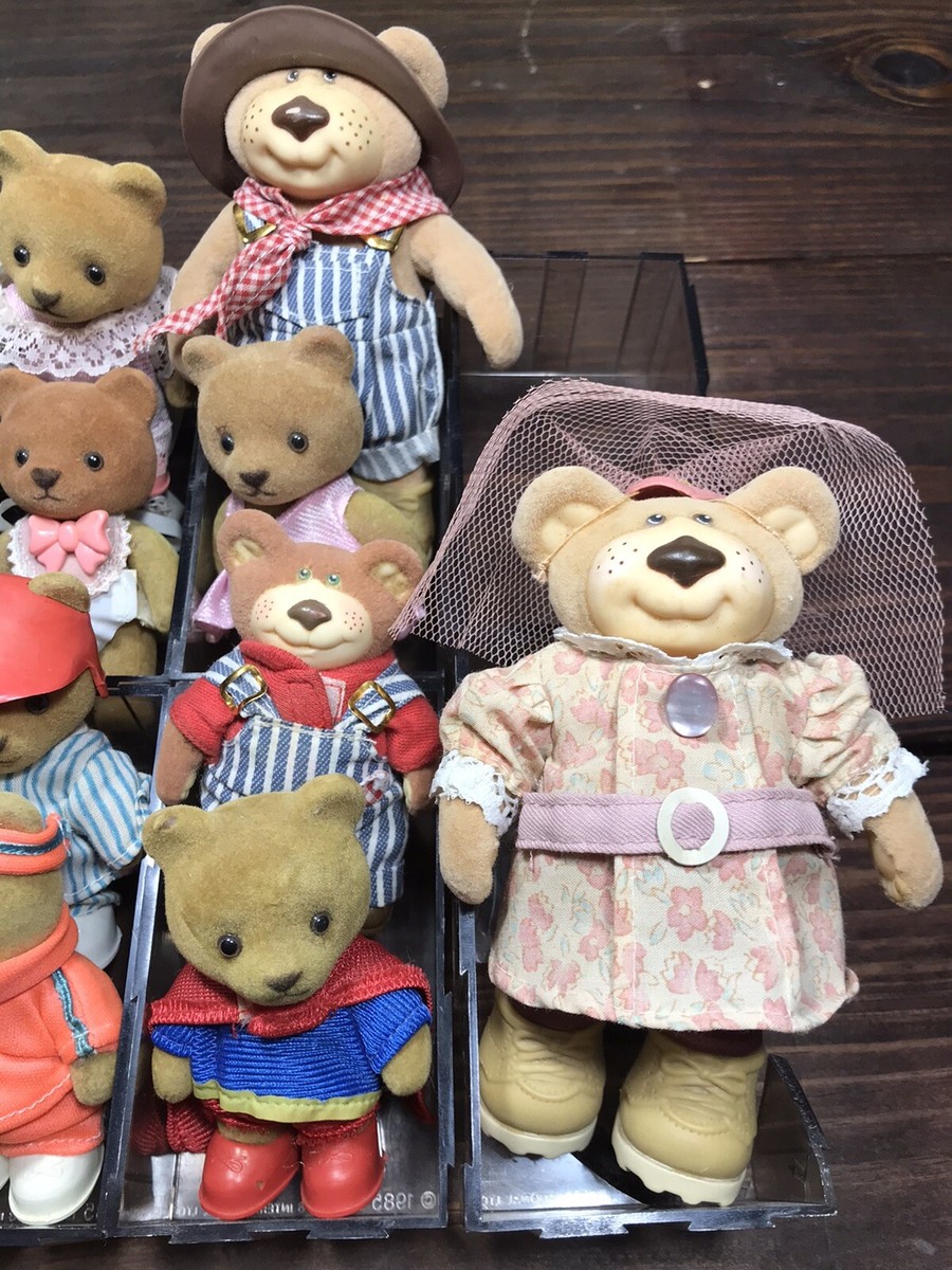【美品／当時物】80's　Furskin Bears　ファースキンズベア　80s Vintage 1980s Lot of 16 FURSKINS 1 GUND Small Poseable Toy