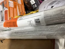 RoomMates Grasscloth Blue Vinyl Peelable Wallpaper (Covers 80 sq. ft.)