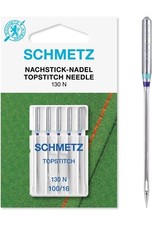 SCHMETZ Topstitch Sewing Machine Needles Heavy Weight Size 16 (100)  5 Pack