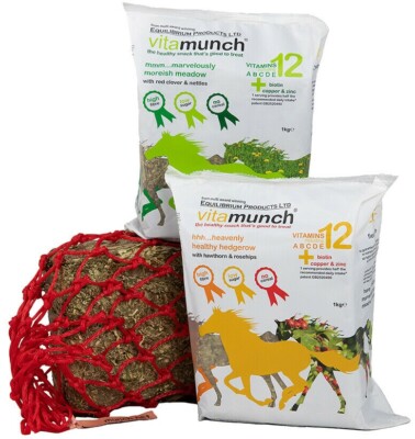 Equilibrium Vitamunch gesundes Pferd Behandlung Ergänzung Heckenwiese 5x1kg Block
