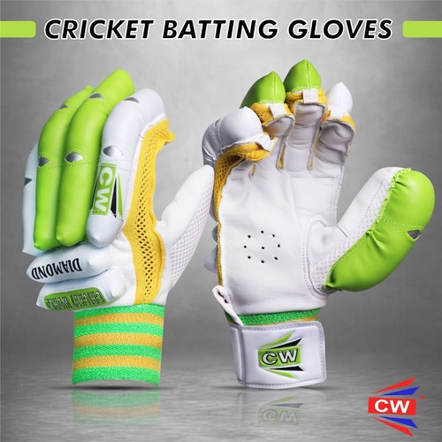 CW Diamond Cricket Schlaghandschuhe für alle Spieler Herren & Jungen Premium Qualität - Bild 2 von 5