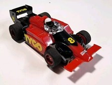 Vintage Tyco 8 Red/Black Diehard F1 Formula 1 Indy HO Scale Car Magnum 440