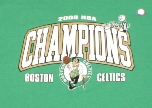 Boston Celtics 2008 NBA Champions green T-Shirt, mens size 2X, NEW - Picture 1 of 2