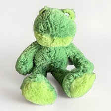 Green Soft Frog Aurora Lovey Stuffed Animal